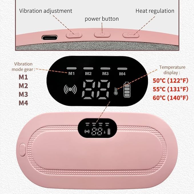 Rechargeable Heating Pad with Vibration.