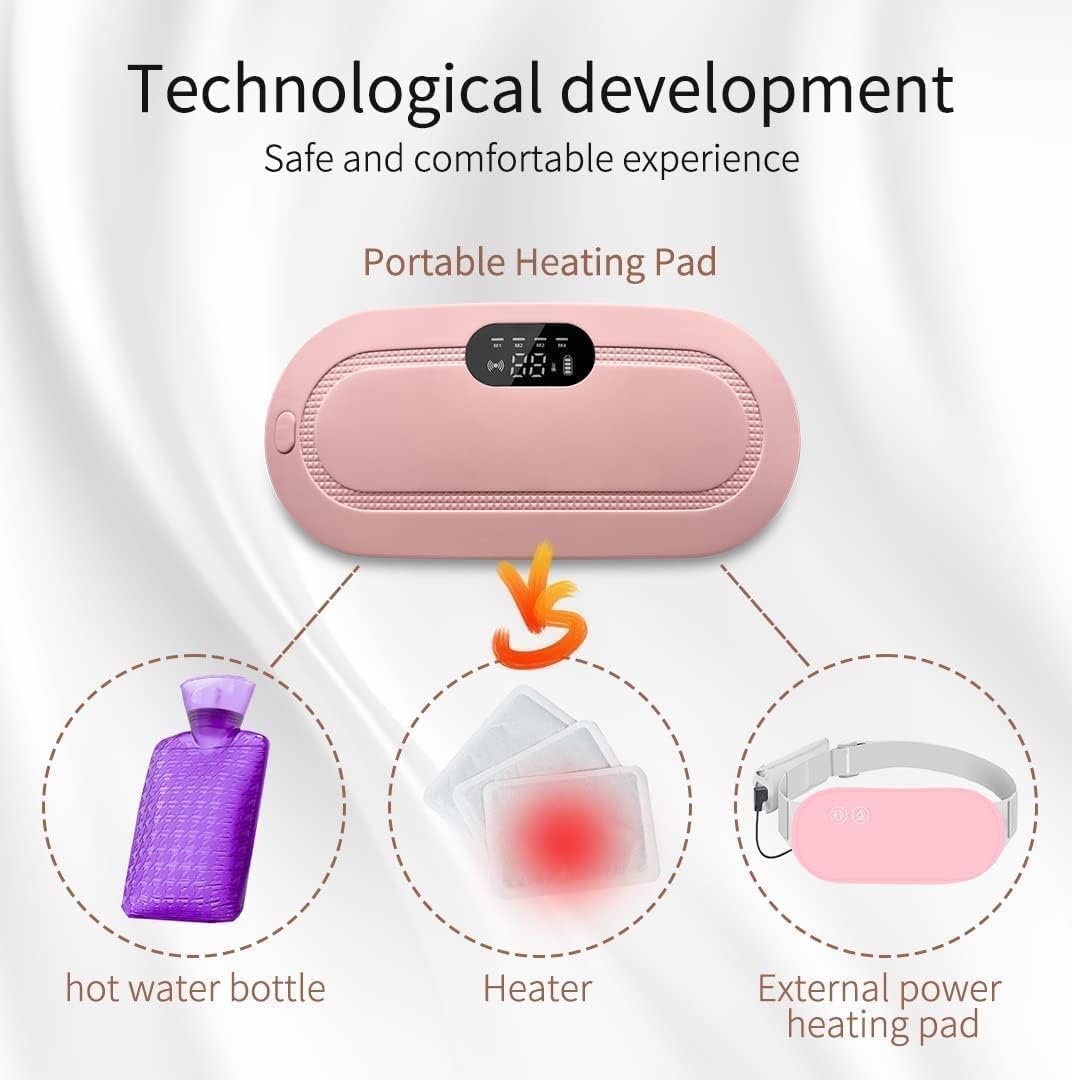 Rechargeable Heating Pad with Vibration.